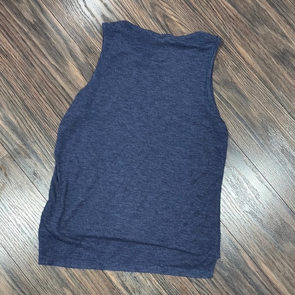 Navy Blue Graphic Tank Top by Soulcycle (size small) - Picture 4 of 4